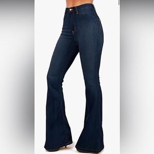 NWT Fitted Bell Bottom Flare Denim